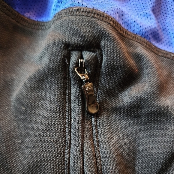 Adidas Climacool Full Zip Track Jacket Black Blue Men's Large L Athletic Basic - Picture 6 of 11